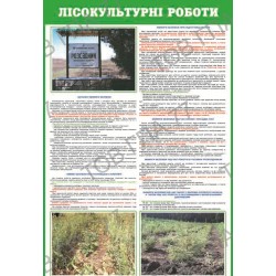 Плакат Лісокультурні роботи