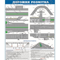 Плакат Дорожня розмітка