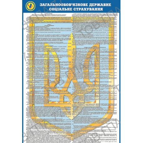 Плакат Загальнообов'язкове державне соціальне страхування