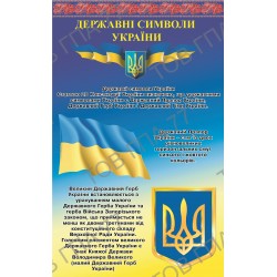 Плакат Державні символи України (2)