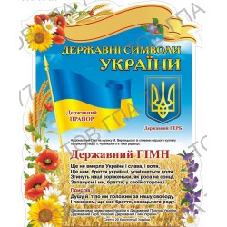Плакат Державні символи України (3)